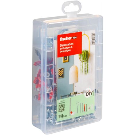 fischer Dekoration easyDIY Box + Schraube (141 Teile)