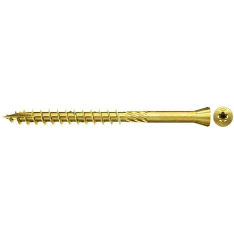 fischer Dielenschraube 3,5x35 Senkk. gevz TG TX 100 Stk