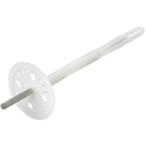 Fischer DIPK II 8/20-40 Tasselli per Cappotto con Spina Rinforzata, in Fibra di Vetro, Fissaggio di Pannelli Isolanti ETICS, Spessore Fissabile 20-40 mm, 200 Pz