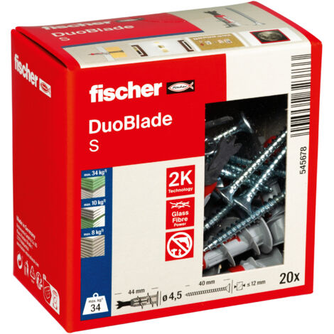 fischer Dübel DuoBlade S LD 20 Stk