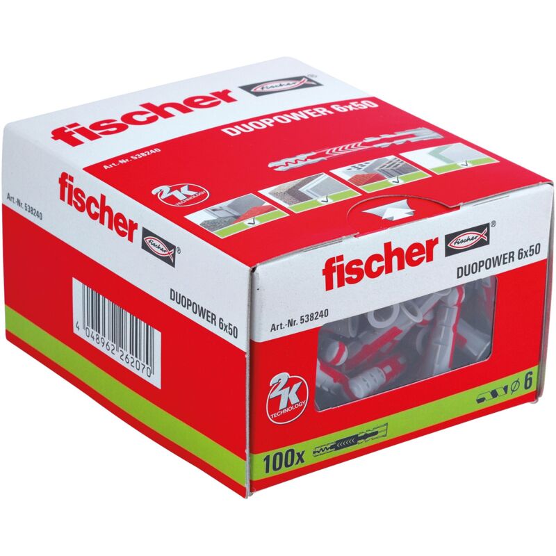 fischer DuoPower 6x50 100 Stk