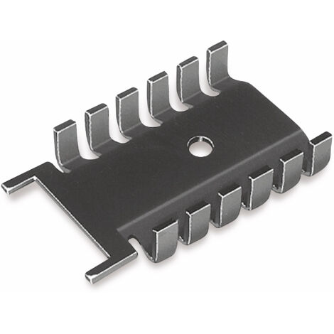 FISCHER ELEKTRONIK Kühlkörper, FK 218 SA32, Fingerkühlkörper, schwarz, Aluminium