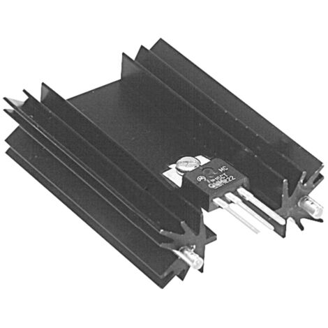 Fischer Elektronik SK 104/25,4/STS SK 104/25,4/STS Dissipateur à lamelles 9 K/W (L x l) 34.9 mm x 25