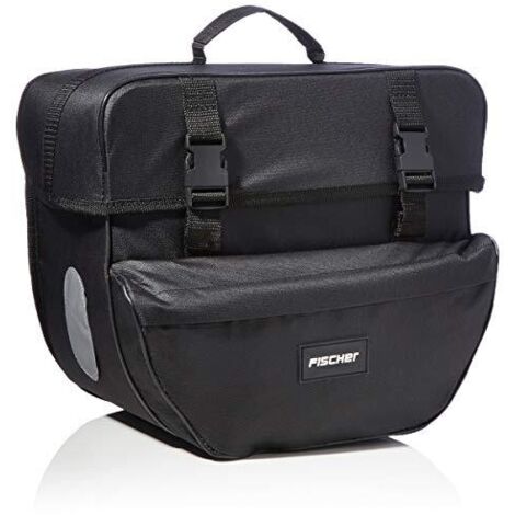 FISCHER FAHRRAD Borsa per portapacchi Nero