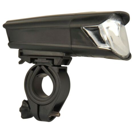 FISCHER FAHRRAD Fahrrad-Scheinwerfer 85353 LED batteriebetrieben Schwarz