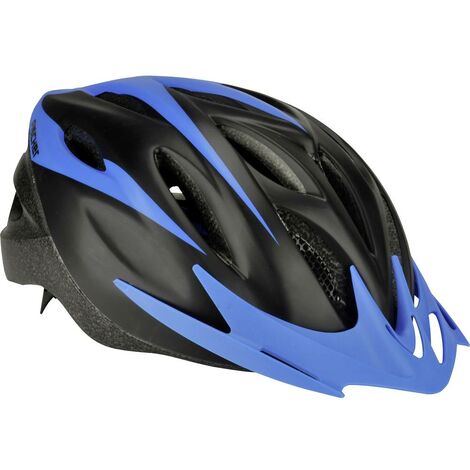 FISCHER FAHRRAD Sportiv sw S/M Casque de ville noir, bleu clair Taille de confection=M - noir, bleu clair