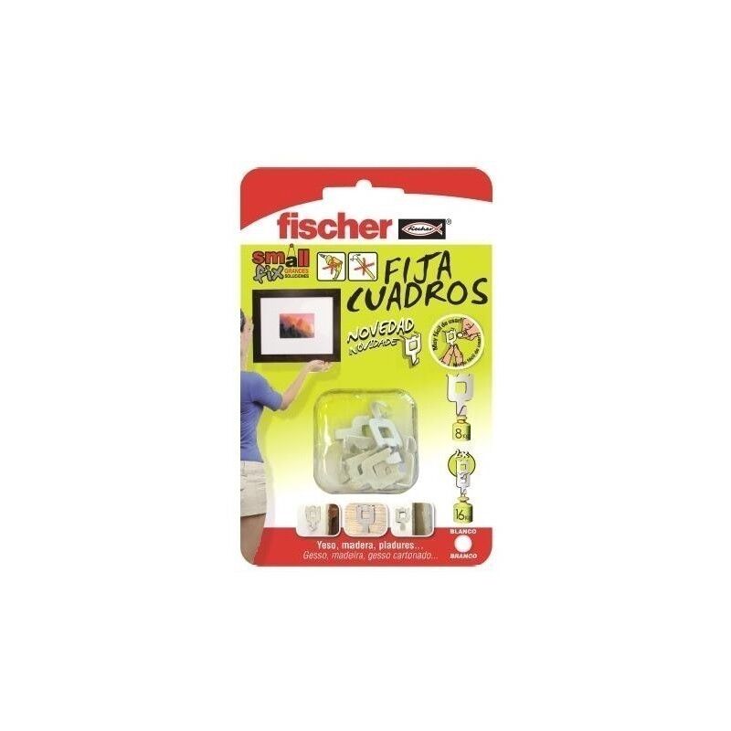 

Cuelgacuadro sin clavos 8 pzs