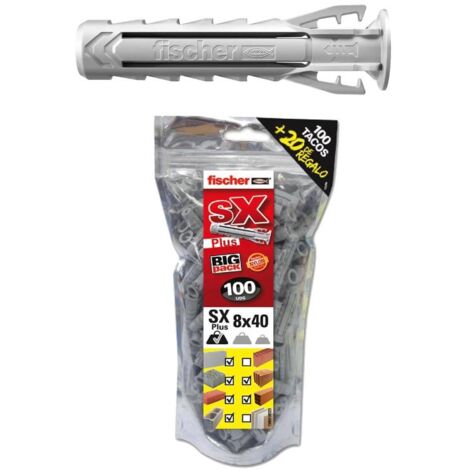 FISCHER fischer bolsa 120 und taco nylon sx plus 8 x 40  568726