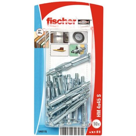 FISCHER FIXATION - CHEVILLE CORPS CREUX HM4X45S/10K NV-10 BL