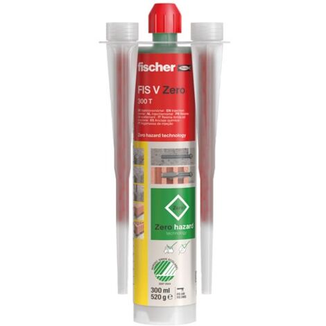 Résine FIS V Zero 300 T Mortier vinylester universel 360ml - Fischer