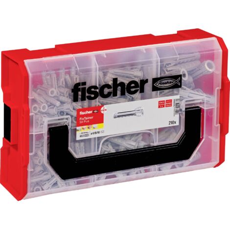 Fischer FixTainer Boîte de chevilles SX (210 pièces) - 532892 Fin de série
