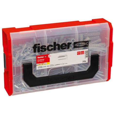 Fischer FixTainer SX Plus Coffret de Fixation Transparent