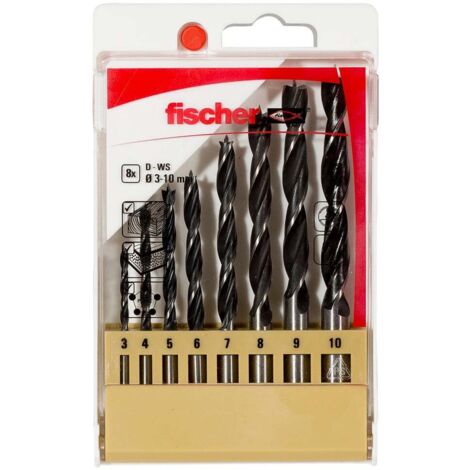 Fischer forets à bois D-WS Set 3-10 mm (8 pièces) - 536609