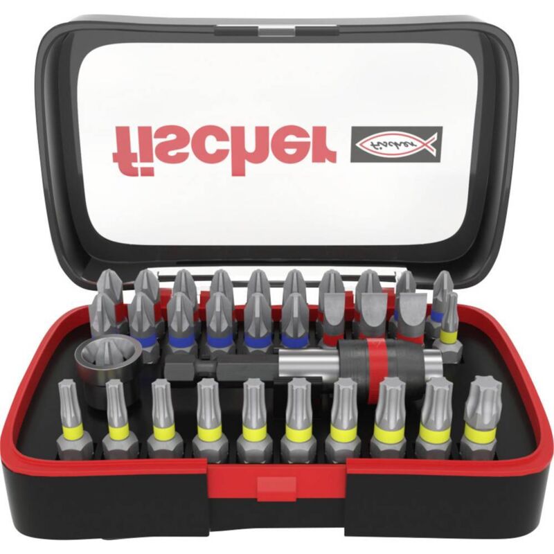 Fischer - fpb Bit Set Profi w 32 559121 Jeu d'embouts 32 pièces