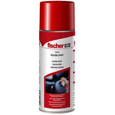 Fischer FTC-SI Silicone Spray, Protegge, Conserva e Isola Permanentemente con buon Effetto Scivolamento, 519663