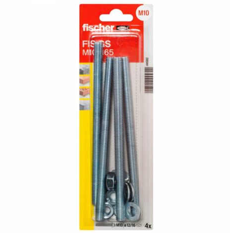 Fischer Gewindeanker FIS M10 x 165 mm - 4 Stück Gewindestangen