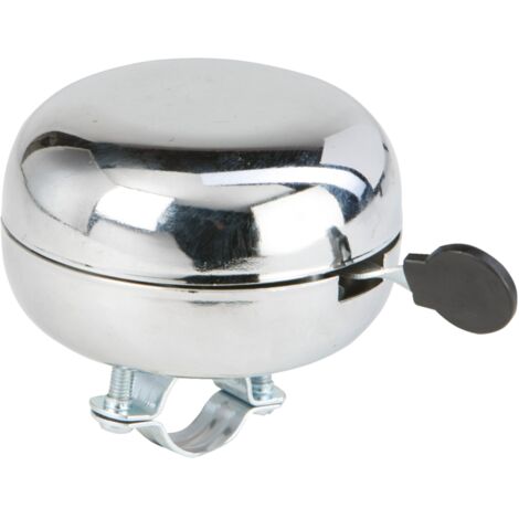 Fischer Glocke Retro silber verchromt Fahrradzubehör