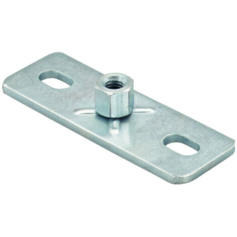 Fischer Grundplatte GPL M8 - Stahl verzinkt - 30 x 80 mm - 79665