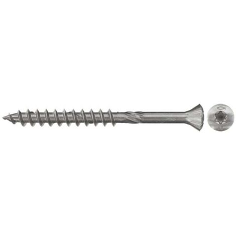 fischer Holzfassadenschraube FFSII-RT6 4,5x60 A2 200 200 Stk