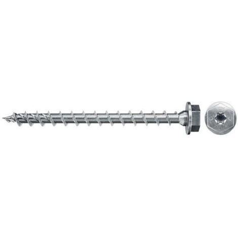 fischer Holzschraube PowerFast II 12,0x100 6kant TX blvz 25 25 Stk