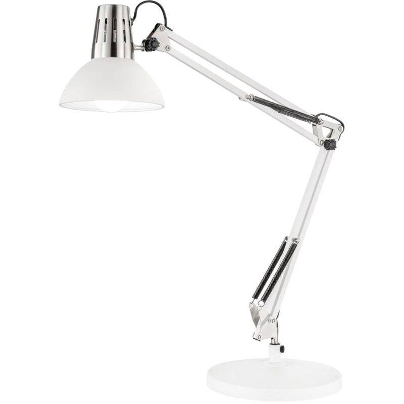 Lampada da tavolo PIT E27 1x40W metallo bianco