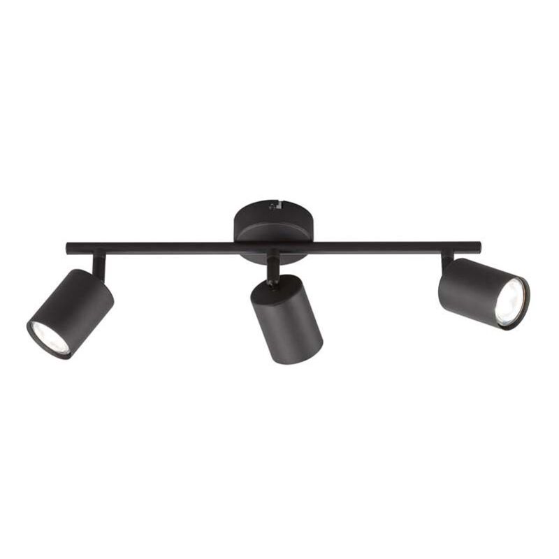 Led Deckenstrahler vano Schwarz 3-flammig, Breite 42cm