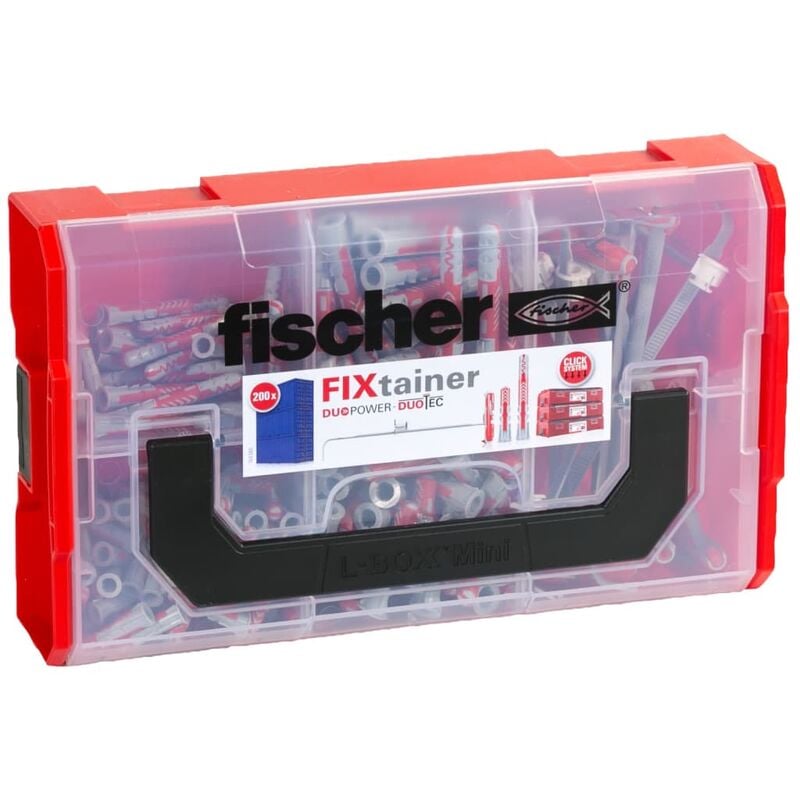 

Juego de espiches FIXtainer DUOPOWER/DUOTEC 200 pzas - Fischer