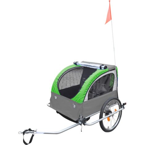 Fischer Kinder-Fahrradanhänger Komfort  für 1 - 2 Kinder Kinderanhänger