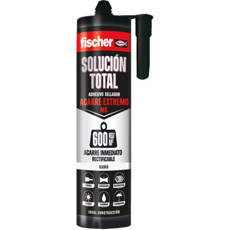 FISCHER Klebstoff Total Solution Extreme Grip Weiß 290 ml 572475