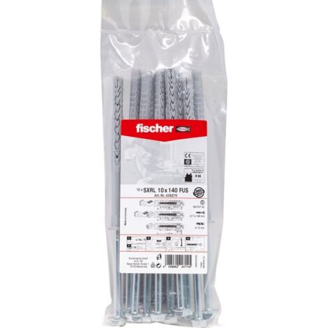 Fischer Langschaftdübel 10.0 x 140 mm - 10 Stück Dübel