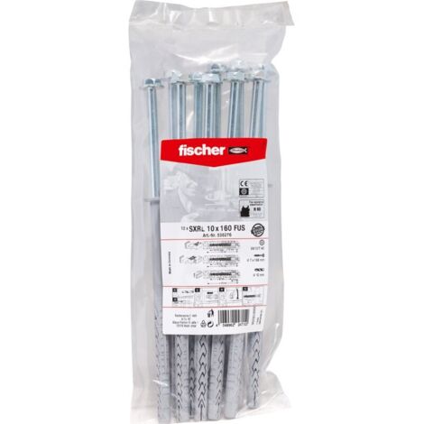 Fischer Langschaftdübel 10.0 x 160 mm - 10 Stück Dübel