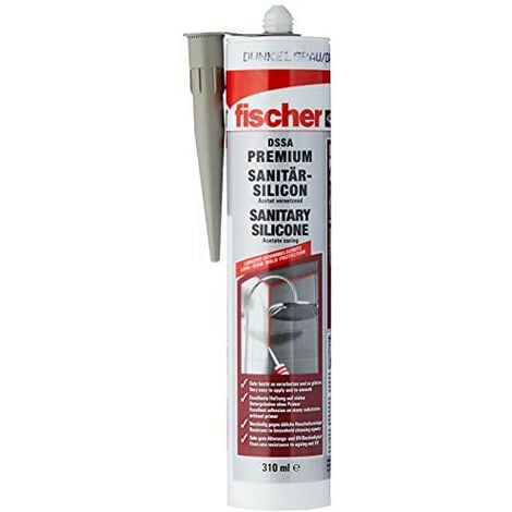 fischer Legrand 6953105 Silicone sanitaire Gris foncé (053105)