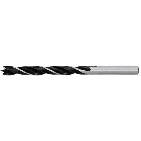 Fischer – Mèche à bois hélicoïdale 3 pointes Ø6mm x 60mm – Acier spécial pour bois dur – Perçage propre sans éclats – Pochette plastique