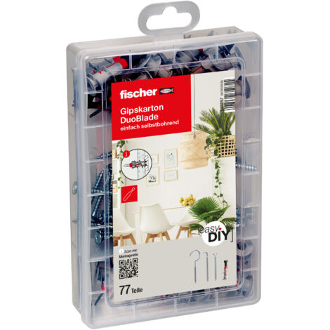 Fischer Meister-Box DuoBlade - 77 Stück Dübel