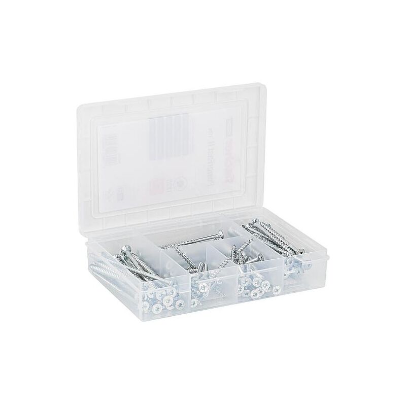 Assortiments de vis Fischer Meisterbox PowerFast ii, tête fraisée Filetage partiel, Torx®, 110 pièces