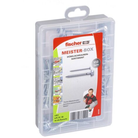 Fischer Meister-Box Vis à chevilles (112 pièces) - 553348