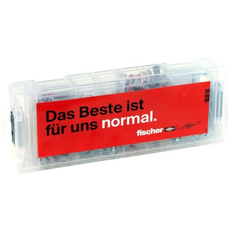 Fischer Mini-FixTainer DuoPower "Klopp Signature" boîte promotionnelle 160 pcs - 568544