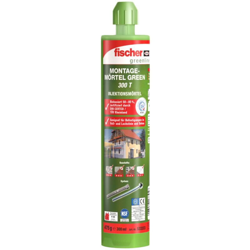 Montagemörtel green 300 t - 522223 - Fischer