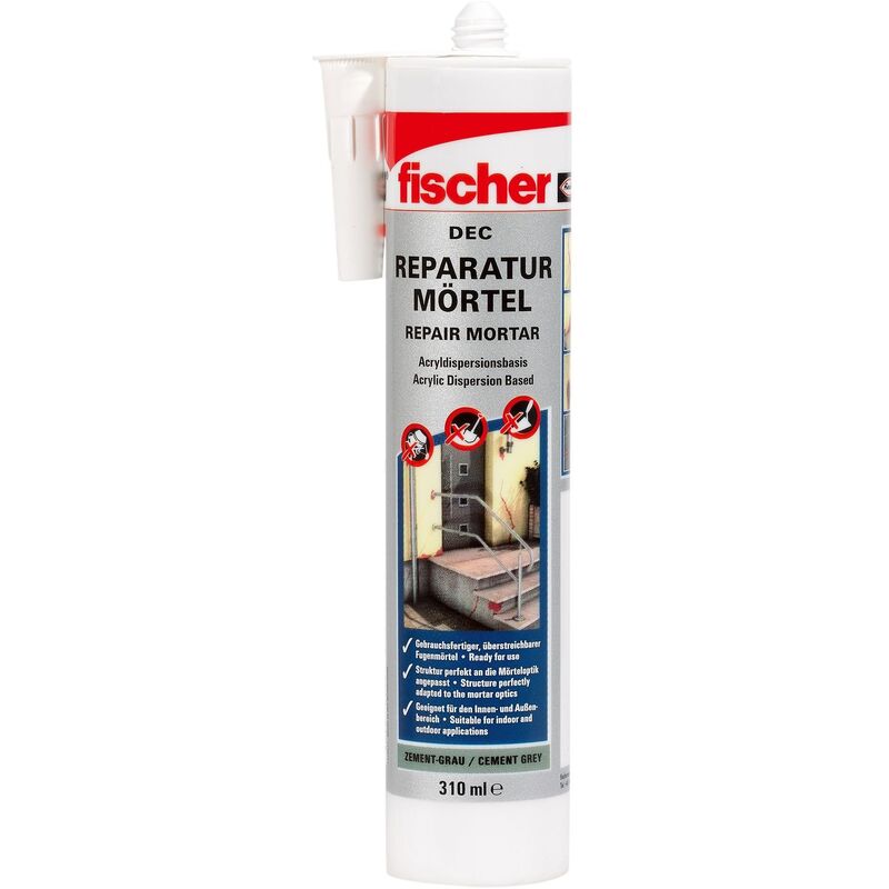 fischer mortar dec - giunzione di malta su acrylatbase per ausbesserungsarbeiten e riparazione di mauerwerksfugen, odore , i