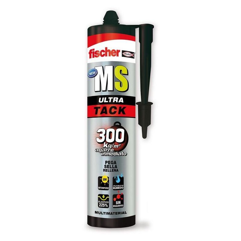 

Ms adhesivo fischer ultra tack blanco 290ml agarre inmediato hasta 300kg m2 - Mibricoplus