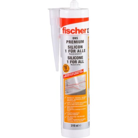 fischer Natursteinsilikon DNS 310ml transparent