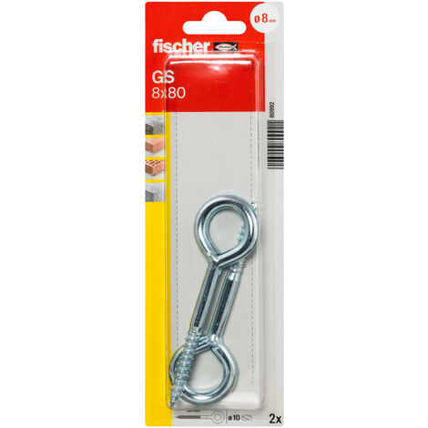 FISCHER Ösenschrauben GS 8x80 K (2 Stk)