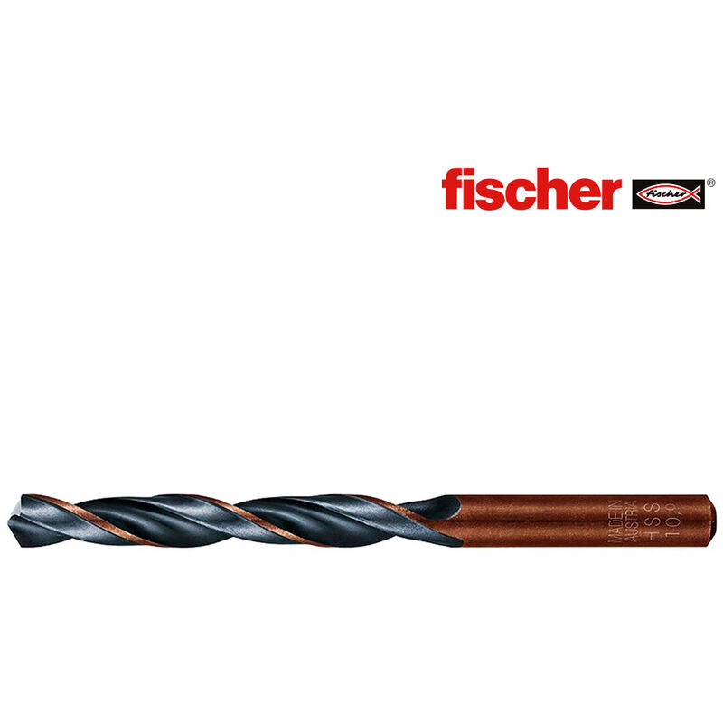 

Pack 10 brocas metal f3 hss-r din338 4,5x47/80 614129 - Fischer