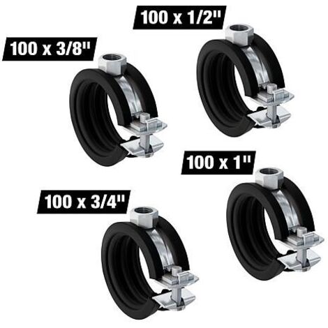Fischer Pack promo colliers de serrage M8 - 3/8 - 1, 400 pièces