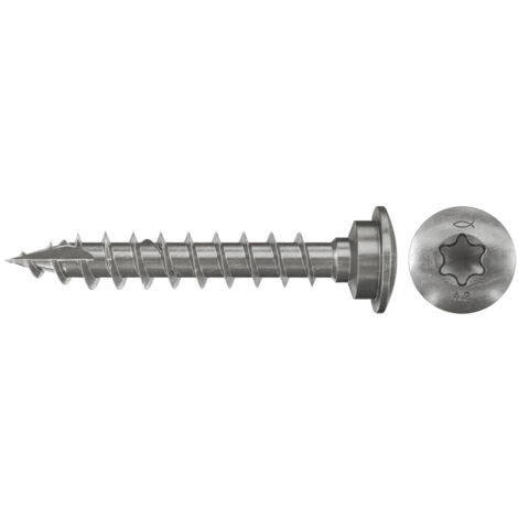 fischer Pfostenschraube 7,0x50 Zentrierk. A2 VG TX 50 Stk
