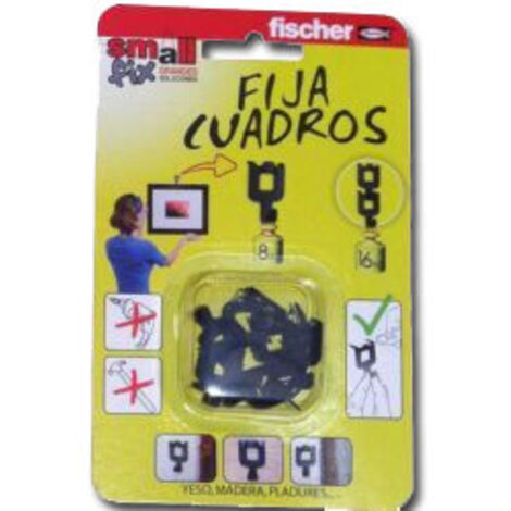 Fischer Picture Fixer Hanger Schwarz 8 Einheiten pro Blister 518168