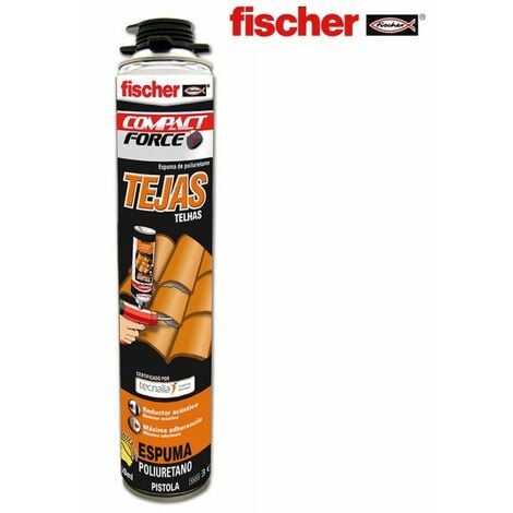 FISCHER Polyurethanschaum für Dachziegel – Sprühanwendung 750 ml 53437