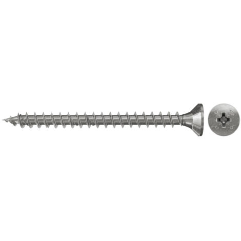 fischer Power-Fast 3,5x30 Senkkopfschraube A2 VG PZ 100 Stk