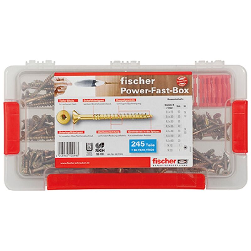 Power-Fast Box 245 pcs - 667005 - Fischer