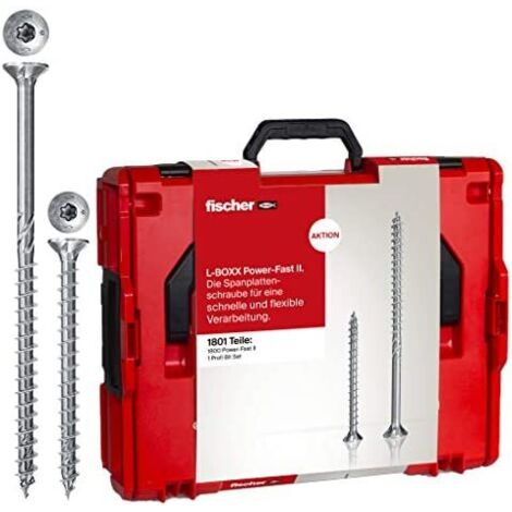 fischer Power Fast II L Boxx 102 metálico plateado